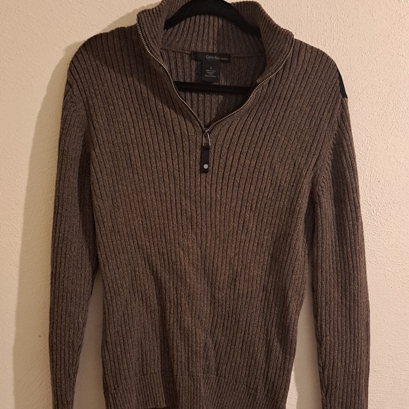 Calvin klein brown sweater size m - Picture 1 of 6